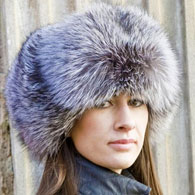 Fox Fur Hat with Silver High